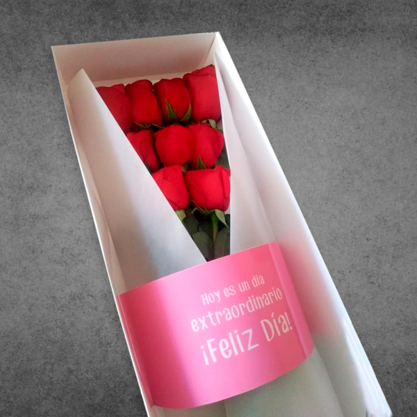 Rosas en Caja